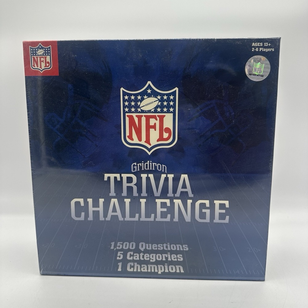 NISP NFL GRIDIRON Trivia Challenge USAopoly American Football Sports Board Game